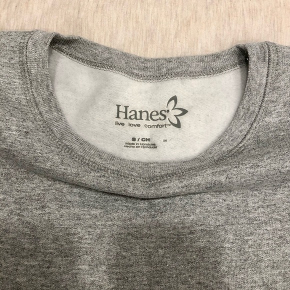 Hanes | Comfort Soft | Crewneck Sweatshirt | Grey | Size Small - Picture 3 of 4